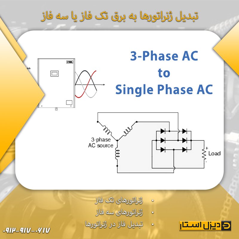 تبدیل ولتاژ ژنراتور